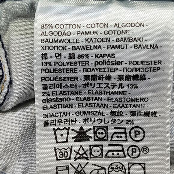 Levi's Jeans Women 28 Blue 720 High Rise Super Skinny Distressed Raw Hem Stretch - Picture 8 of 15